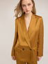 Strukturierte Doppelreiher-Jacke aus Leinenmischung image number 3