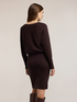 Figurbetontes Strickkleid mit Drapierung image number 1
