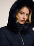 Short hooded down jacket image number 3