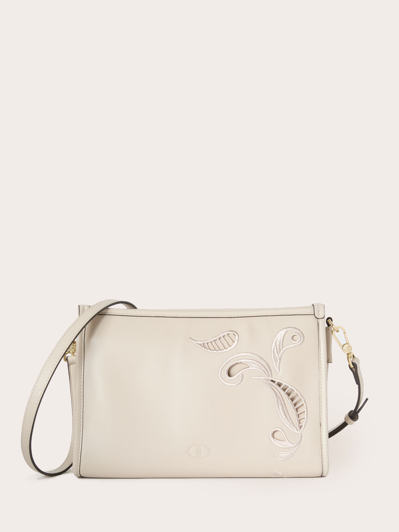 Embroidered shoulder bag image number 1