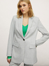 Single-breasted solid colour blazer image number 2
