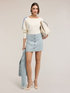 Oversized sweater with openwork inserts on the sleeves image number 2