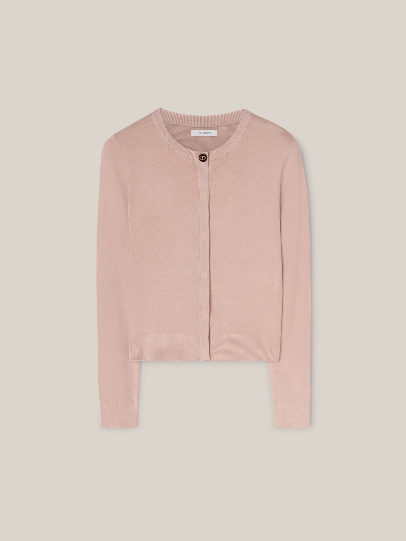 Cardigan girocollo image number 3