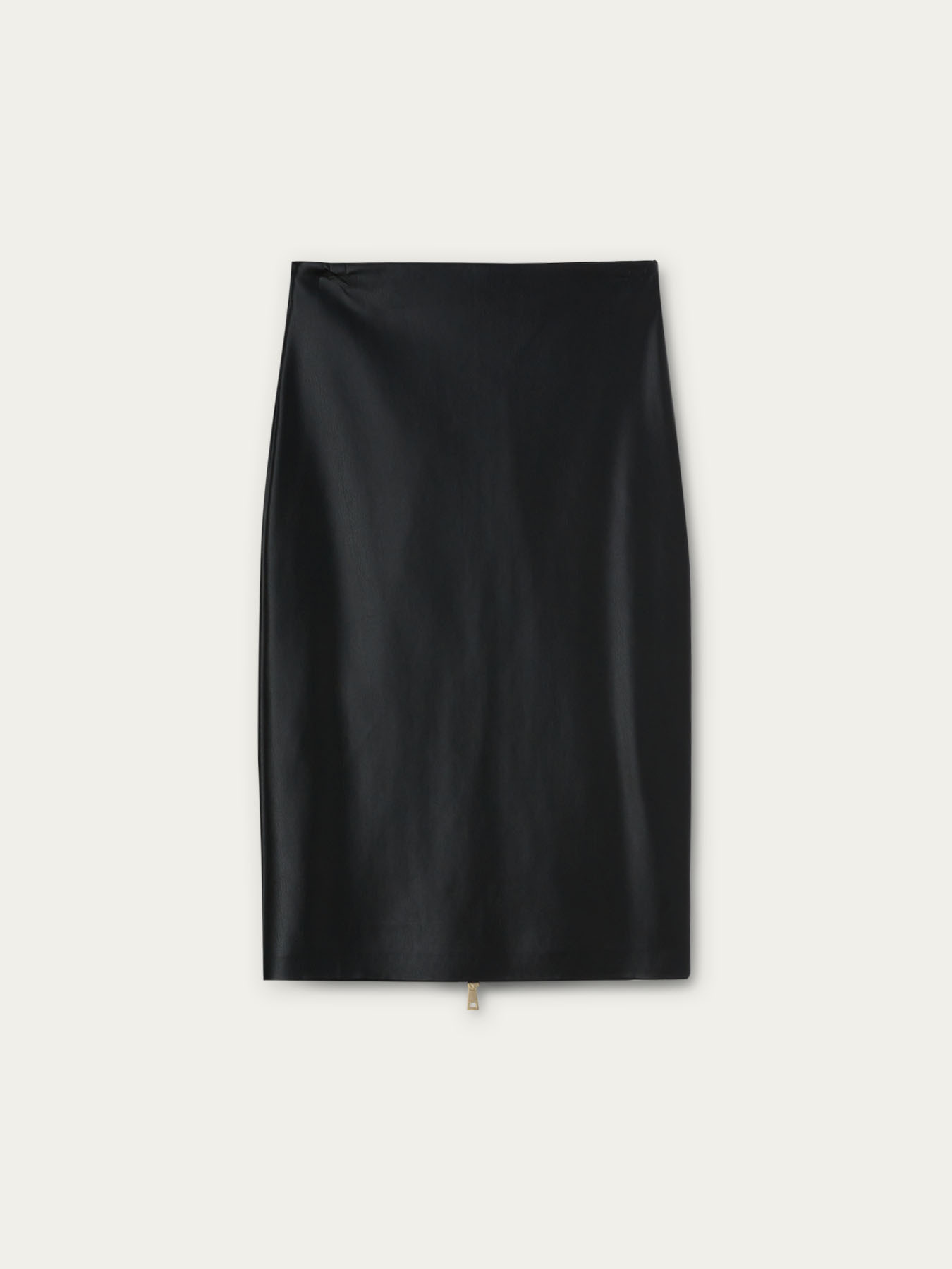 Gonna longuette effetto pelle image number 3