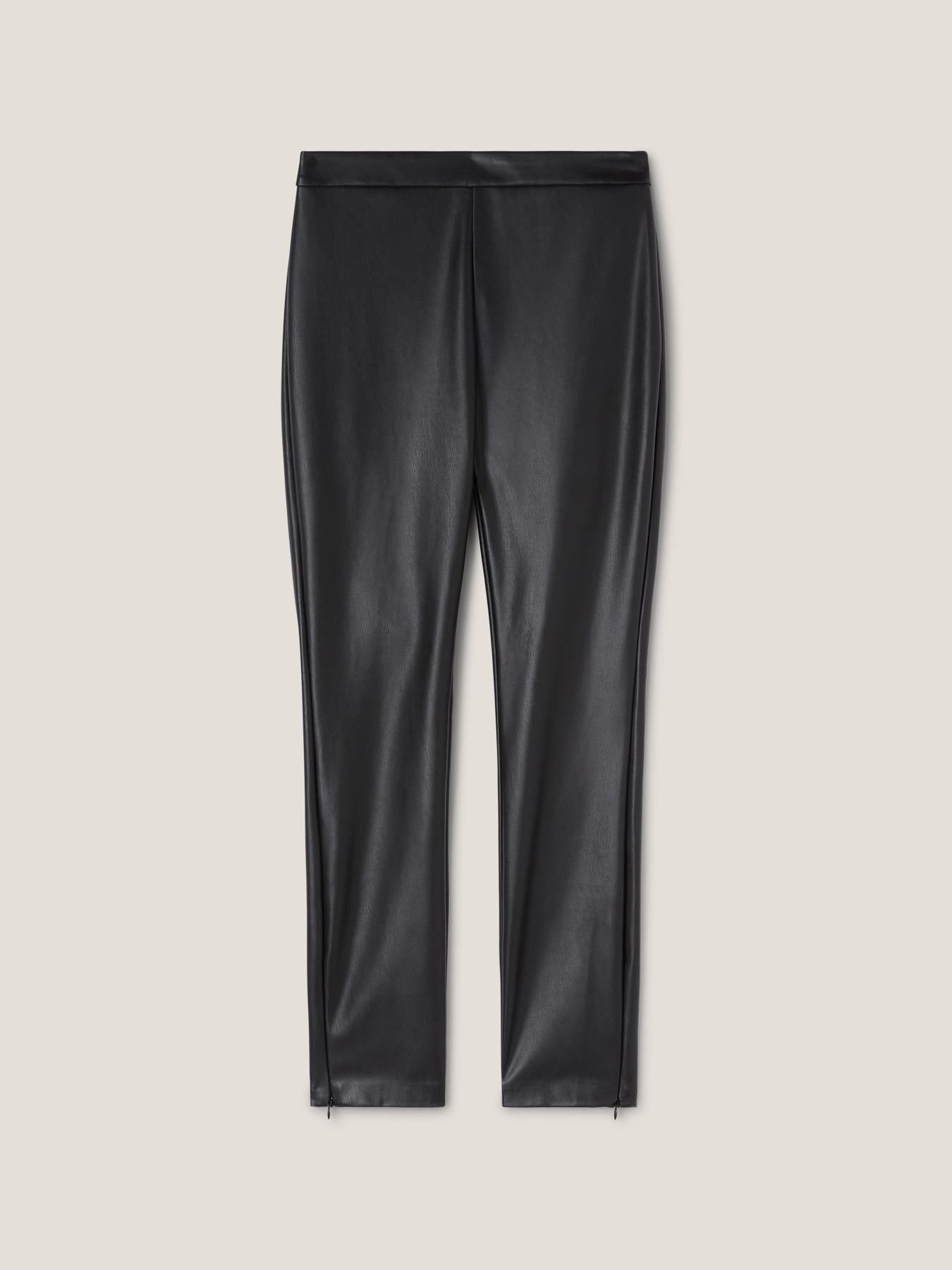 Faux leather super skinny trousers image number 3