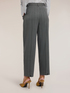 Yarn-dyed pinstripe barrel pants image number 1