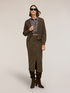 Kimono cardigan in alpaca wool with stones image number 2