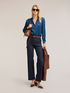 Tailored jeans with pressed crease image number 0