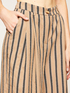 Palazzo trousers with striped pleats image number 2