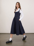Robe mi-longue en denim image number 3
