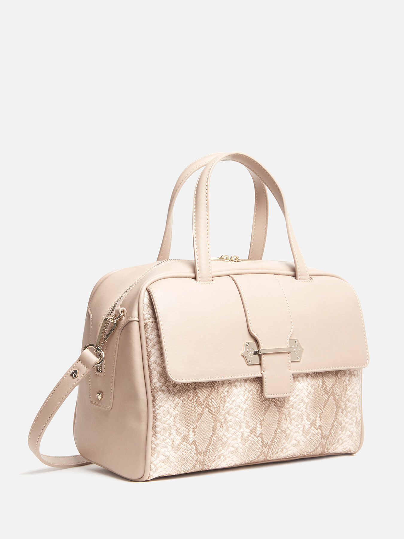 Bauletto-Tasche mit Reptil-Optik image number 1