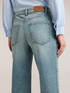 Jean large taille haute washed image number 3