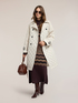 Diamond-quilted trench coat image number 2