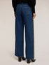 Jeans palazzo cu benzi laterale image number 1