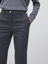 Pinstriped stovepipe trousers image number 2