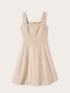 Flare dress in telini fabric image number 4