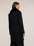 Single-breasted coat in wool-blend fabric image number 1