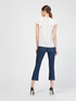 Cropped-Kick Flare Jeans image number 2