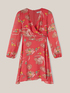 Robe courte à motif floral image number 3
