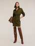 Military shirtdress with belt image number 0