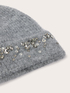 Wool-blend hat with rhinestones image number 2
