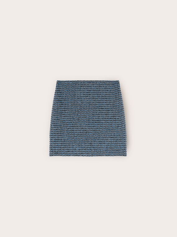Fustă mini jacquard