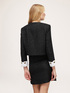 Lurex tweed jacket with removable cuffs image number 1