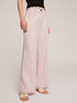 Linen viscose pinstripe palazzo trousers image number 2