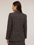 Single-breasted yarn-dyed blazer image number 1