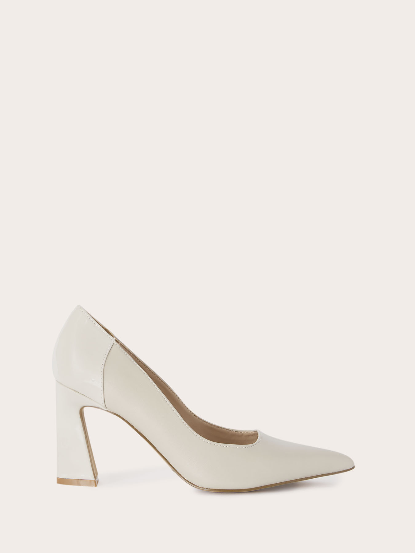 Pointed toe pumps with block heel image number 2
