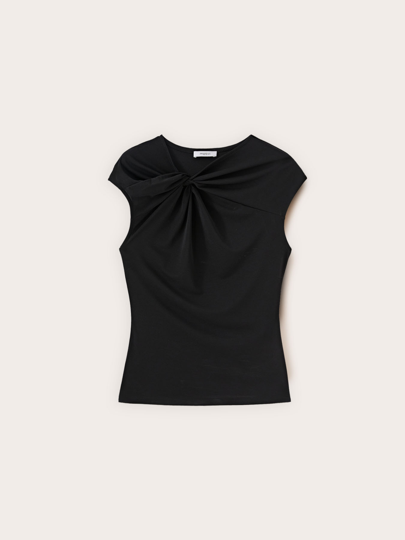 Jersey-Top mit Knoten image number 4