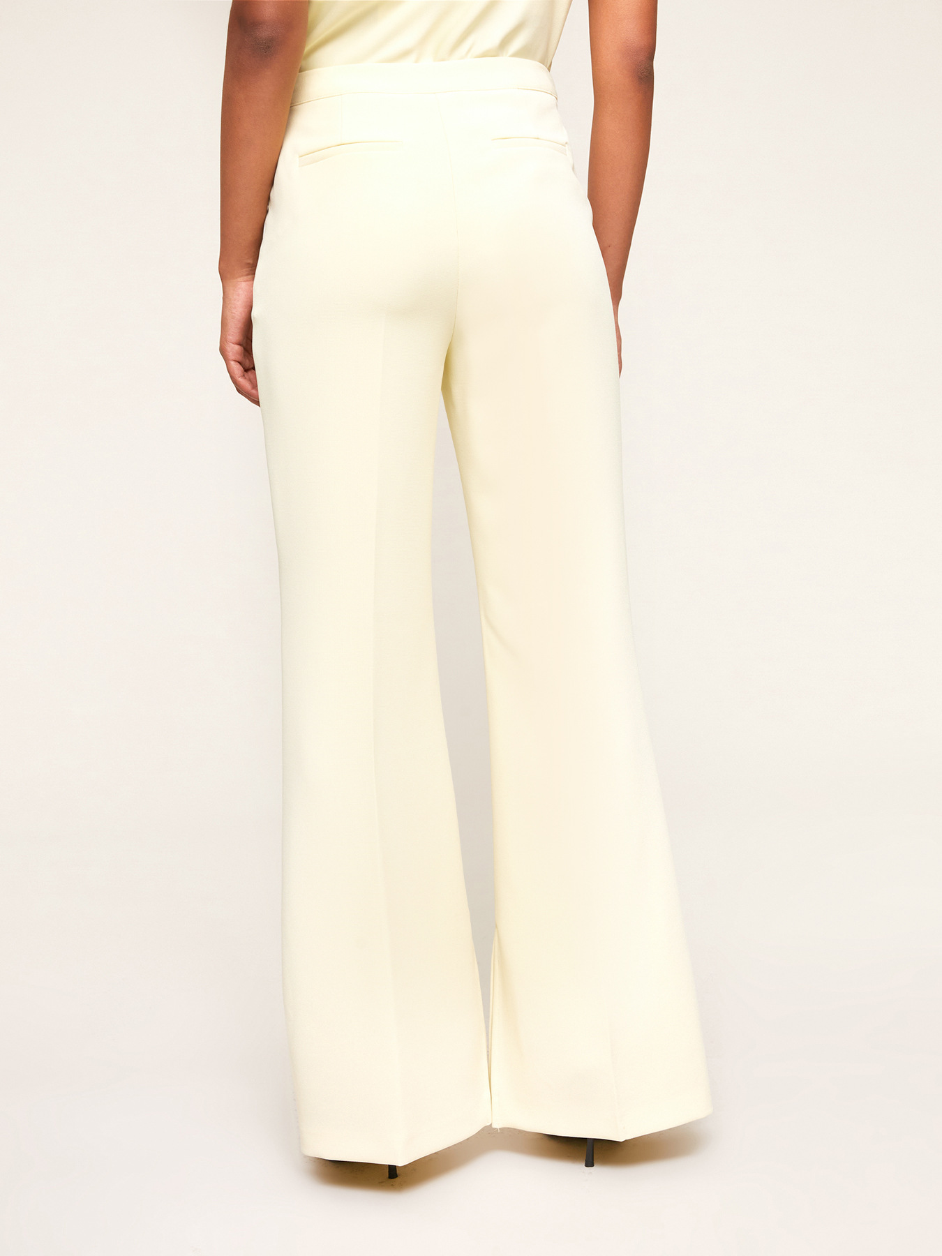 Flare trousers with split image number 1