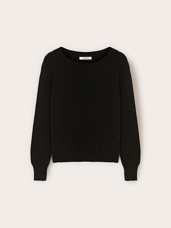 Rippenstrick aus Viskose-Mischung