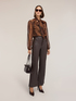 Pantalon palazzo brillant image number 2