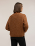 Wide-knit sweater with sequins image number 1