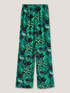 Palazzo trousers with jungle pattern image number 4