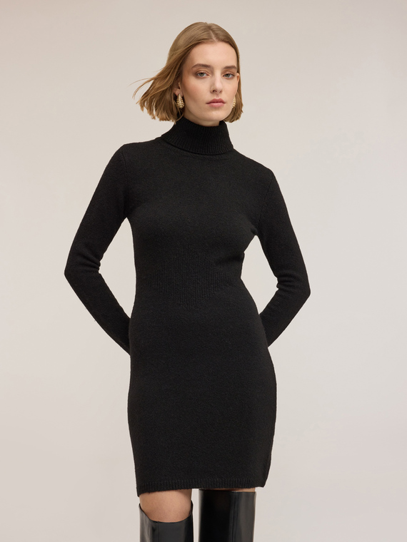 Rochie tubulară din tricot amestec de l&acirc;nă