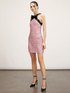 Full-Paillettes-Mini-Kleid mit Schleife image number 0