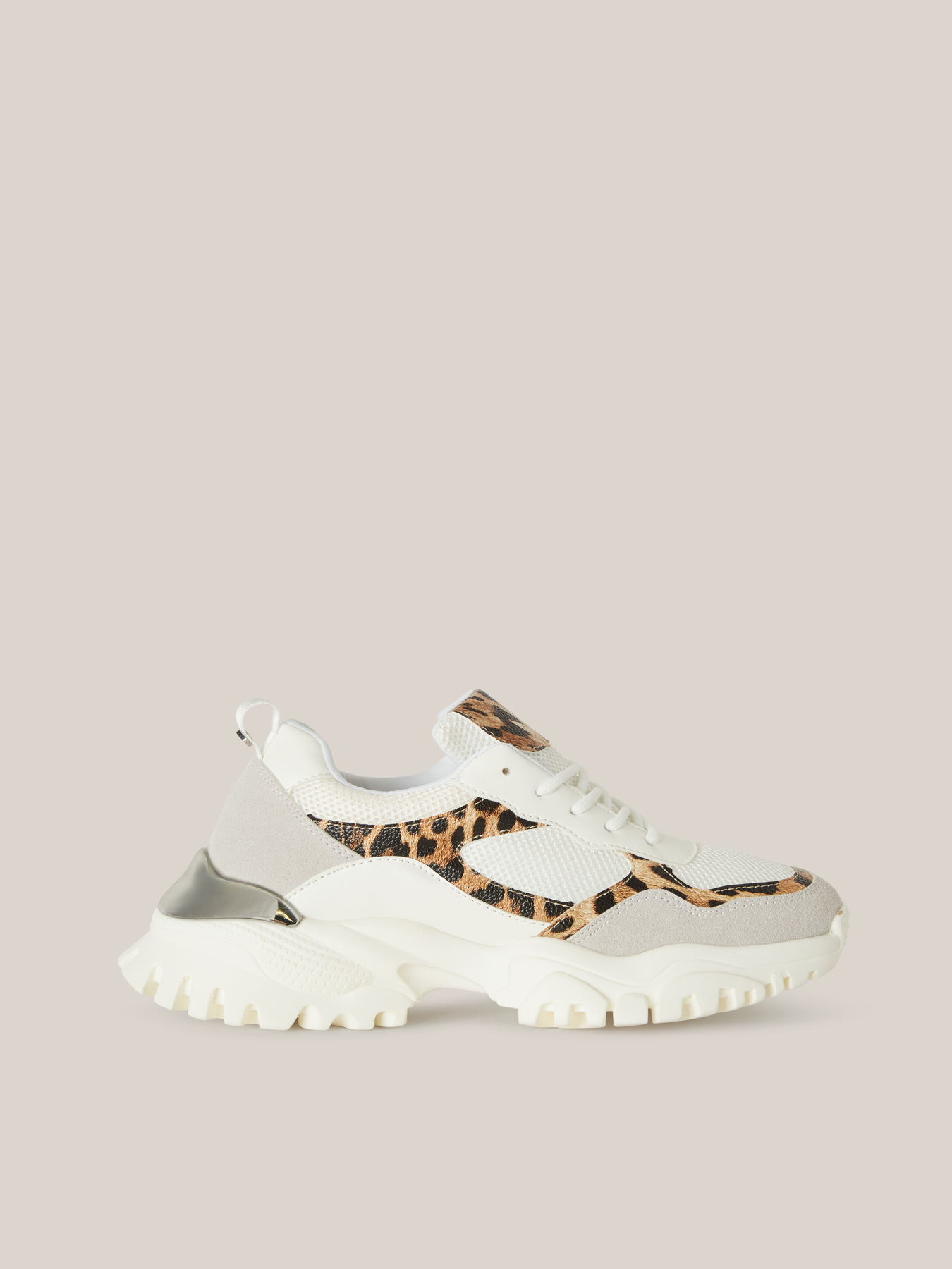 Sneakers with animal print inserts image number 0