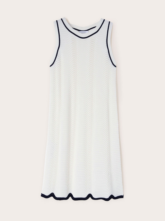 Vestito in maglia punto mosso