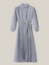Plisseekleid mit Streifen image number 3