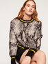 Pullover aus Jacquard-Mohair mit Animalier-Muster image number 2