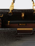 Iconic Gusset Bag aus Lederimitat mit Krokodruck image number 3