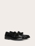 Black coated fabric loafer image number 2