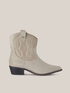 Embroidered cowboy ankle boots image number 1