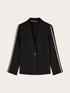 Blazer aus Scuba mit Kontraststreifen image number 4