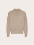 Ribbed viscose turtleneck sweater image number 4