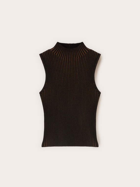 Vanis&eacute; ribbed knit top
