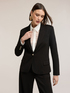 Single-breasted blazer with striped inner lining image number 0