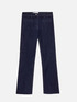 Jeans cropped kick flare lavaggio rinse modello Kaia image number 3